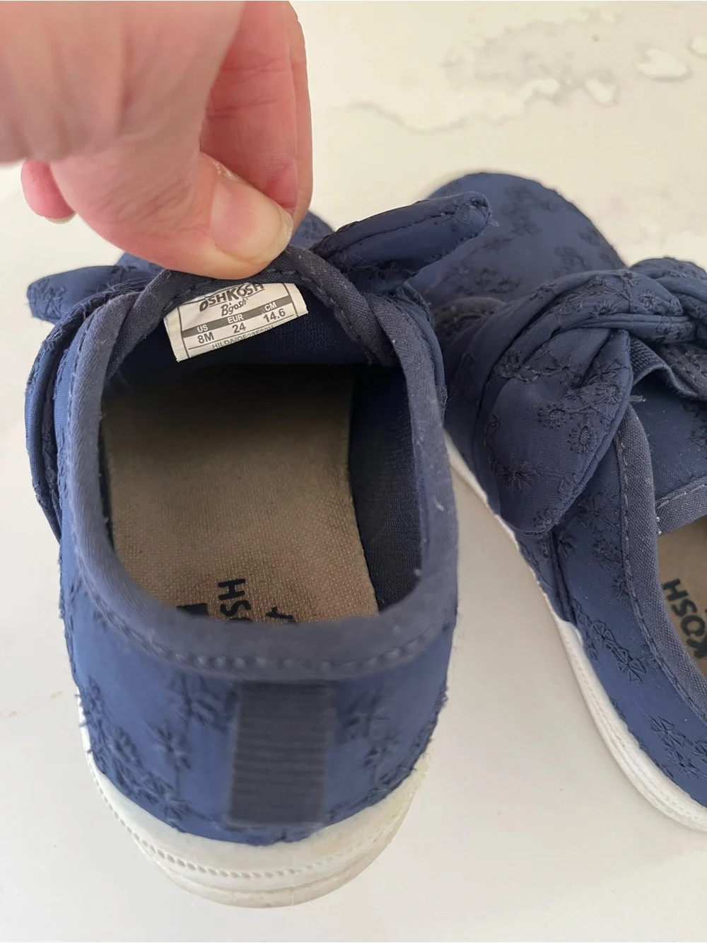 OshKosh Bgosh navy slip